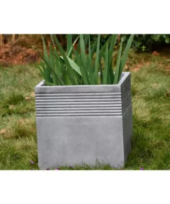 KANTE Small 15 in. Tall Natural Lightweight Concrete Modern Square Outdoor Planter -Vigoro sales Store natural concrete kante plant pots rf0128b c80021 31 1000