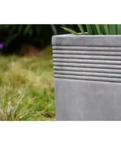 KANTE Small 15 in. Tall Natural Lightweight Concrete Modern Square Outdoor Planter -Vigoro sales Store natural concrete kante plant pots rf0128b c80021 fa 1000