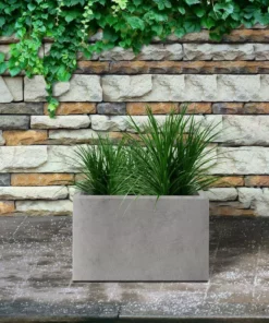 KANTE 6.89"W x 19.49"L x 15.94"H Rectangular Natural Finish Lightweight Concrete and Fiberglass Long Planter w/ Drainage Hole 15 KANTE 6.89"W x 19.49"L x 15.94"H Rectangular Natural Finish Lightweight Concrete and Fiberglass Long Planter w/ Drainage Hole -Vigoro sales Store natural concrete kante plant pots rf0260a c80021 44 1000