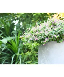 KANTE 17.3 in. Tall Natural Lightweight Concrete Footed Tulip Outdoor Round Planter (Set of 3) -Vigoro sales Store natural kante plant pots rf2015022bcd c80021 4f 1000