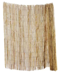 Vigoro 4 ft. H x 8 ft. W Natural Peeled and Polished Reed Fencing