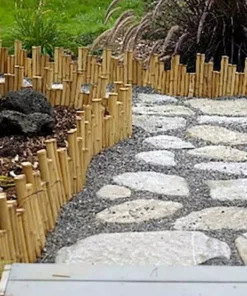 Vigoro Natural Pipe Organ 8 in. Bamboo Garden Fence -Vigoro sales Store natural vigoro garden fencing 4477408 1f 1000