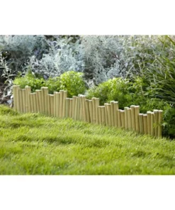 Vigoro Natural Pipe Organ 8 in. Bamboo Garden Fence -Vigoro sales Store natural vigoro garden fencing 4477408 31 1000