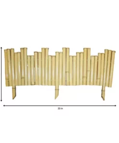 Vigoro Natural Pipe Organ 8 in. Bamboo Garden Fence -Vigoro sales Store natural vigoro garden fencing 4477408 c3 1000