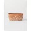 SULLIVANS Orange Cement Double Planter -Vigoro sales Store orange sullivans plant pots cmt1182 64 1000