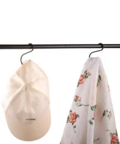 Vigoro 1.77 in. x 0.157 in. x 3.35 in. Black Metal Extender Hooks (2-Pack) -Vigoro sales Store powder coating vigoro plant hangers 541117 77 1000