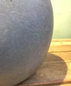 KANTE 12 in. W Round Slate Gray Concrete/Fiberglass Indoor Outdoor Modern Seamless Bowl Planter -Vigoro sales Store slate gray kante plant pots osc0049a c60611 1f 1000