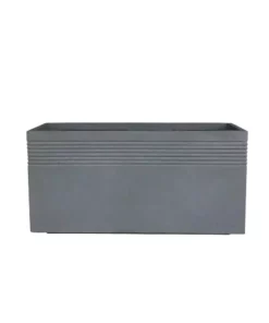 KANTE 31.5 in. L Rectangular Slate Gray Concrete/Fiberglass Indoor Outdoor Modern Elegant Planter 12 KANTE 31.5 in. L Rectangular Slate Gray Concrete/Fiberglass Indoor Outdoor Modern Elegant Planter -Vigoro sales Store slate gray kante plant pots osf0131b c60611 c3 1000