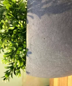 KANTE 8 in. Tall Slate Gray Lightweight Concrete Outdoor Round Bowl Planter -Vigoro sales Store slate gray kante plant pots rc0049a c60611 1f 1000