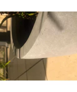 KANTE 9 in. Tall Slate Gray Lightweight Concrete Modern Outdoor Round Planter 11 KANTE 9 in. Tall Slate Gray Lightweight Concrete Modern Outdoor Round Planter -Vigoro sales Store slate gray kante plant pots rc0050a c60611 44 1000