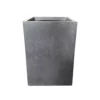 KANTE Small 13 in. Tall Slate Gray Lightweight Concrete Square Outdoor Planter -Vigoro sales Store slate gray kante plant pots rf0007a c60611 64 1000