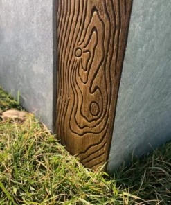 KANTE 28 in and 24 in. H Square Timber Ridge Concrete/Fiberglass Indoor Outdoor Elegant Tall Planters (Set of 2) -Vigoro sales Store timber ridge kante plant pots osf0218bc c80811 1f 1000