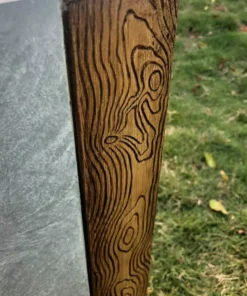 KANTE 28 in and 24 in. H Square Timber Ridge Concrete/Fiberglass Indoor Outdoor Elegant Tall Planters (Set of 2) -Vigoro sales Store timber ridge kante plant pots osf0218bc c80811 44 1000