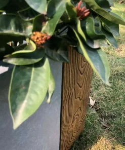 KANTE 31 in. L Rectangular Timber Ridge Concrete/Fiberglass Indoor Outdoor Elegant Long Planter -Vigoro sales Store timber ridge kante plant pots osf0219b c80811 66 1000