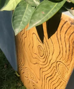 KANTE 31 in. L Rectangular Timber Ridge Concrete/Fiberglass Indoor Outdoor Elegant Long Planter -Vigoro sales Store timber ridge kante plant pots osf0219b c80811 fa 1000