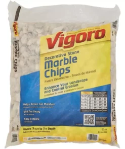 Vigoro 0.5 cu. ft. Bagged Marble Chip Landscape Rock 12 Vigoro 0.5 cu. ft. Bagged Marble Chip Landscape Rock -Vigoro sales Store vigoro bagged landscape rocks 54141 1d 1000