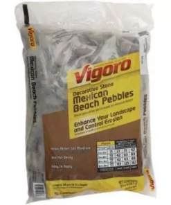 Vigoro 0.4 cu. ft. Bagged Mexican Beach Pebble Landscape Rock 10 Vigoro 0.4 cu. ft. Bagged Mexican Beach Pebble Landscape Rock -Vigoro sales Store vigoro bagged landscape rocks hdmbp3 30 1d 1000