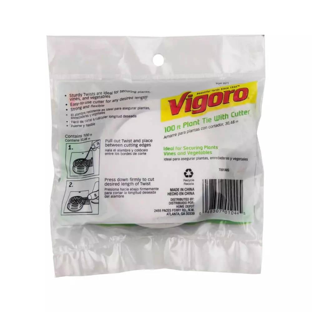 Vigoro 100 ft. Plastic Twist with Cutter 6 Vigoro 100 ft. Plastic Twist with Cutter - Image 4