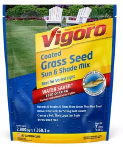 Vigoro 7 lbs. Sun and Shade Grass Seed Mix with Water Saver Seed Coating