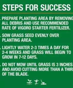 Vigoro 7 lbs. Tall Fescue Grass Seed Blend with Water Saver Seed Coating 21 Vigoro 7 lbs. Tall Fescue Grass Seed Blend with Water Saver Seed Coating -Vigoro sales Store vigoro grass seed 25685 77 1000