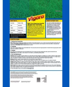 Vigoro 20 lbs. Sun and Shade Grass Seed Mix with Water Saver Seed Coating 17 Vigoro 20 lbs. Sun and Shade Grass Seed Mix with Water Saver Seed Coating -Vigoro sales Store vigoro grass seed 25687 40 1000