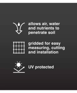Vigoro 6 ft. x 100 ft. 2 oz. Black Flatbond (Non-Woven) Weed Barrier 12 Vigoro 6 ft. x 100 ft. 2 oz. Black Flatbond (Non-Woven) Weed Barrier -Vigoro sales Store vigoro landscape fabric 46617 c3 1000