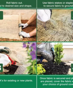 Vigoro 3 ft. x 24 ft. 100% Natural Burlap Landscape Fabric -Vigoro sales Store vigoro landscape fabric nmvb0324 fa 1000