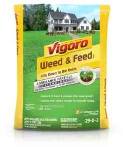 Vigoro 43.9 lbs. 15,000 sq. ft. Weed and Feed Weed Killer Plus Lawn Fertilizer
