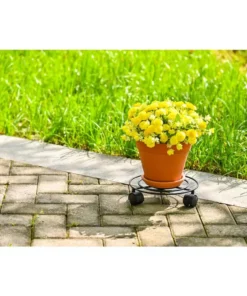 Vigoro 10 in. OPP Metal Wire Plant Caddy -Vigoro sales Store vigoro planter caddies 710266500 1f 1000