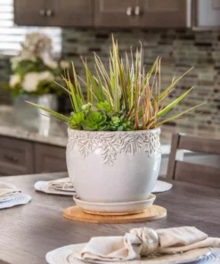 Vigoro 10 in. Bamboo Plant Saucer -Vigoro sales Store vigoro planter saucers bbs10vg 44 1000