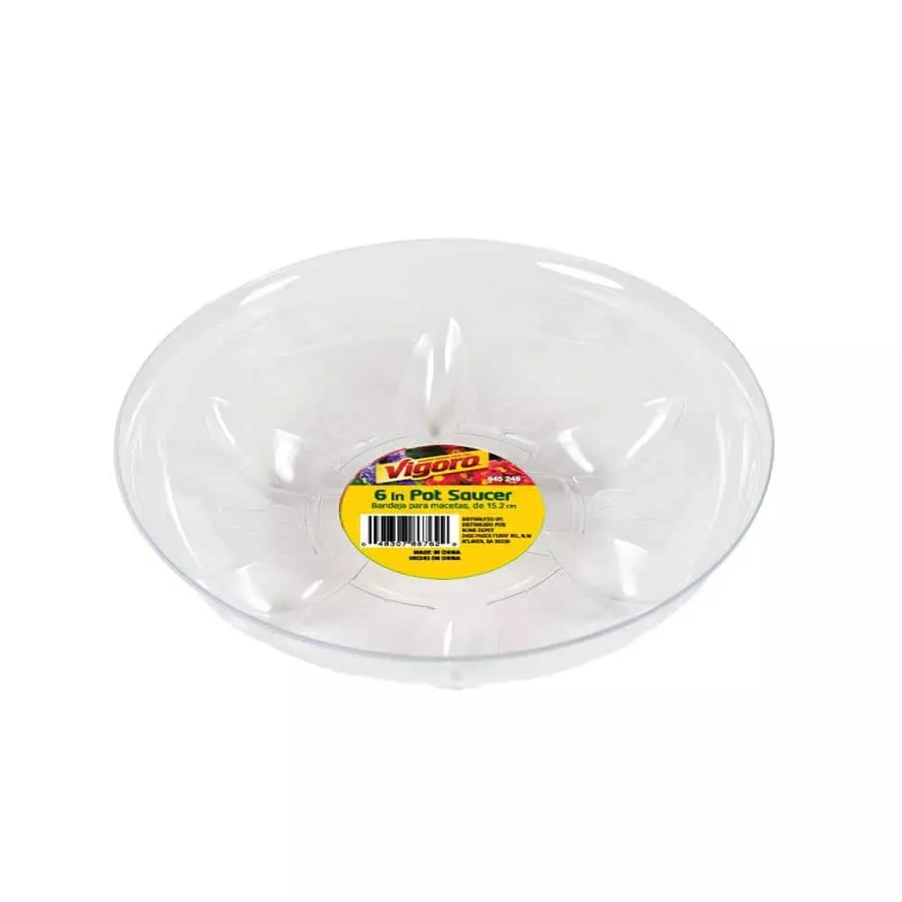 Vigoro 6 in. Heavy Duty Plant Saucer 3 Vigoro 6 in. Heavy Duty Plant Saucer