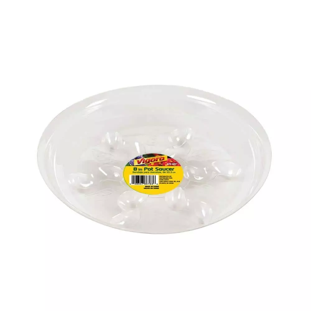 Vigoro 8 in. Heavy Duty Plant Saucer 3 Vigoro 8 in. Heavy Duty Plant Saucer
