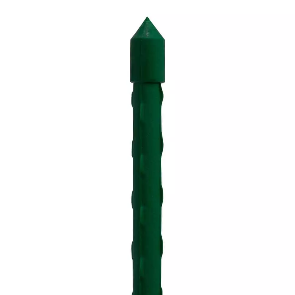 Vigoro 3 ft. Green Colored Steel Core Garden Stake 7 Vigoro 3 ft. Green Colored Steel Core Garden Stake - Image 5