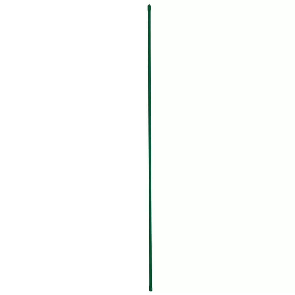 Vigoro 5 ft. Green Colored Steel Core Garden Stake 10 Vigoro 5 ft. Green Colored Steel Core Garden Stake - Image 8