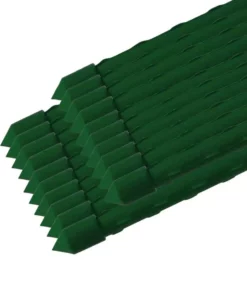 Vigoro 6 ft. Green Colored Steel Core Garden Stake -Vigoro sales Store vigoro tomato cages st6vg 76 1000