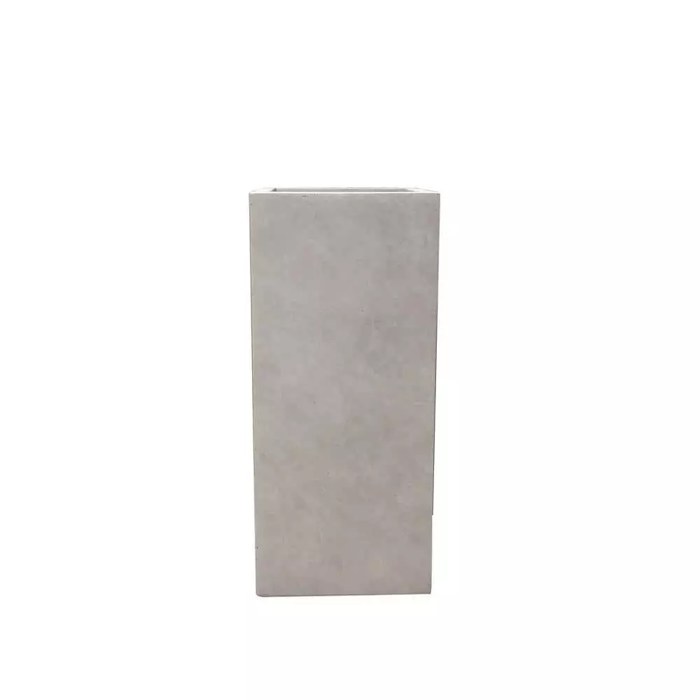 KANTE 24 in. H Square Weathered Concrete/Fiberglass Indoor Outdoor Modern Tall Seamless Planter 3 KANTE 24 in. H Square Weathered Concrete/Fiberglass Indoor Outdoor Modern Tall Seamless Planter