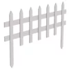 Vigoro 36 in. Wood Picket Garden Fence -Vigoro sales Store white vigoro garden fencing rc 74w 64 1000