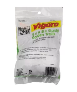Vigoro 5 ft. x 8 ft. Sturdy Garden Trellis 12 Vigoro 5 ft. x 8 ft. Sturdy Garden Trellis -Vigoro sales Store white vigoro tomato cages t008avg 4f 1000