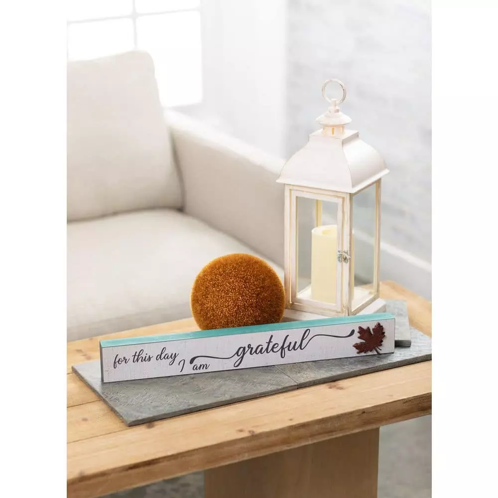 SULLIVANS 17.5 in. Lantern with LED Pillar Candle 6 SULLIVANS 17.5 in. Lantern with LED Pillar Candle - Image 5