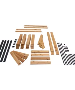 Vigoro 2 ft. x 4 ft. Elevated Cedar Garden Bed with Shelf (Vinyl Legs) -Vigoro sales Store wood vigoro raised planter boxes 445190 44 1000